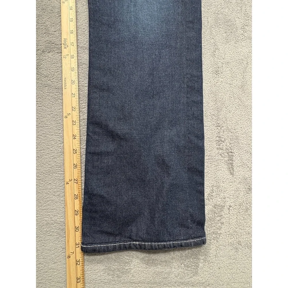 True Religion Boot Cut‎ Jeans Mens Blue Measured 38x31 Denim Pocket Flap